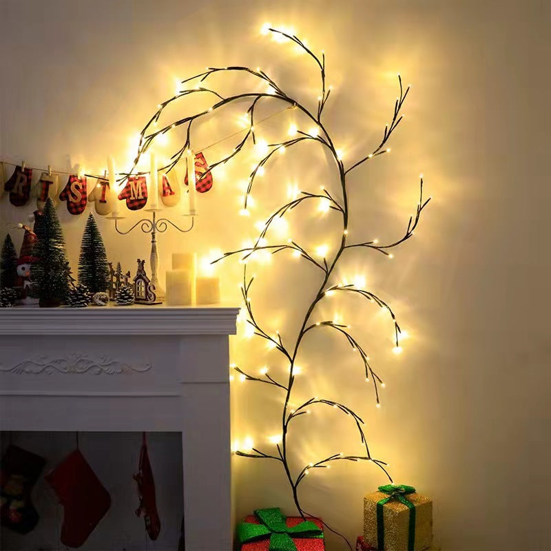 Vines With Lights Christmas Garland Light Flexible DIY Willow Vine Branch LED Light For Room Wall Wedding Party Decor ef788f8