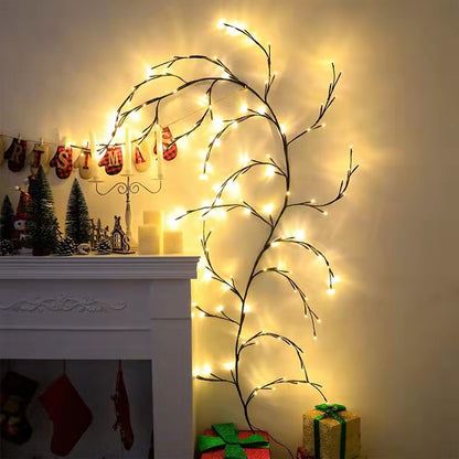 Vines With Lights Christmas Garland Light Flexible DIY Willow Vine Branch LED Light For Room Wall Wedding Party Decor ef788f8