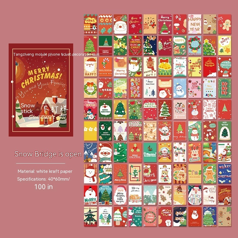 Christmas Handwriting Small Book 100 Mini Paper Notes ef8047d6 0a68 4870 b70a c14aad137264 trans