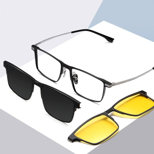 Uv Protection Sunglasses Magnetic Suction Set Mirror Myopia Frame Polarized ef94d068 08e2 4fdc 8c29 0e0181f54014