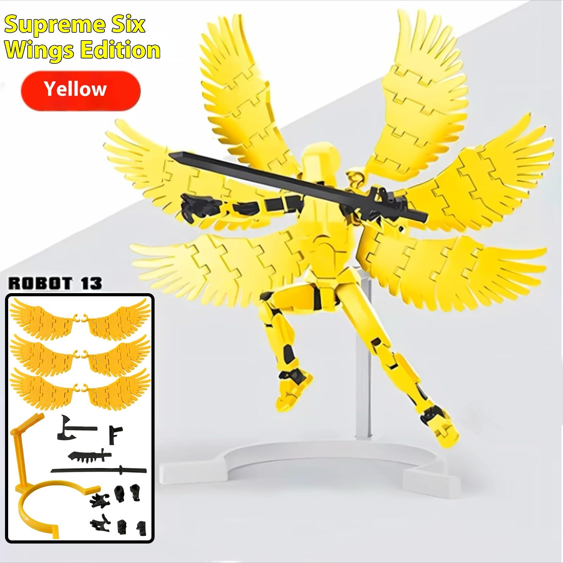 Updated And Hot-sale Multi-Jointed Movable Shapeshift Robot 3D Printed Mannequin Dummy Action Model Doll Toy Kid Gift ef99727