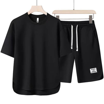 Summer Short Sleeve Suit Men's Round Neck T-shirt efb19d81 5be0 45a3 a2ca 00922b0cc641
