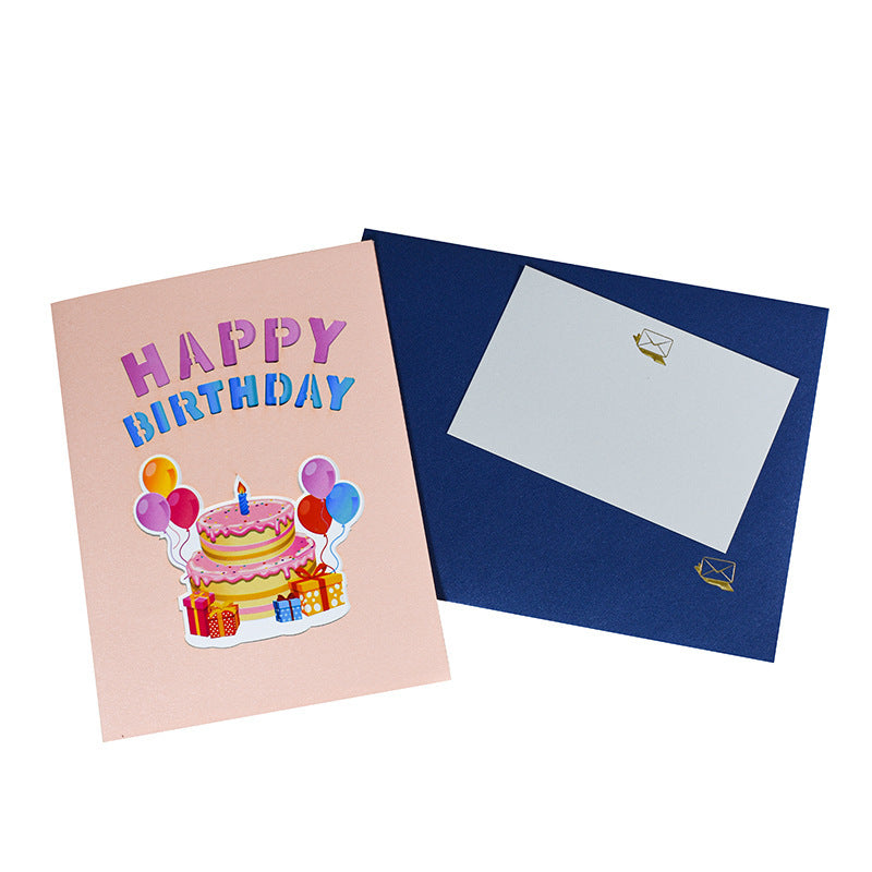 3D Three-dimensional Travel Card Handmade Card Paper Carving - HD Wireless Product #3