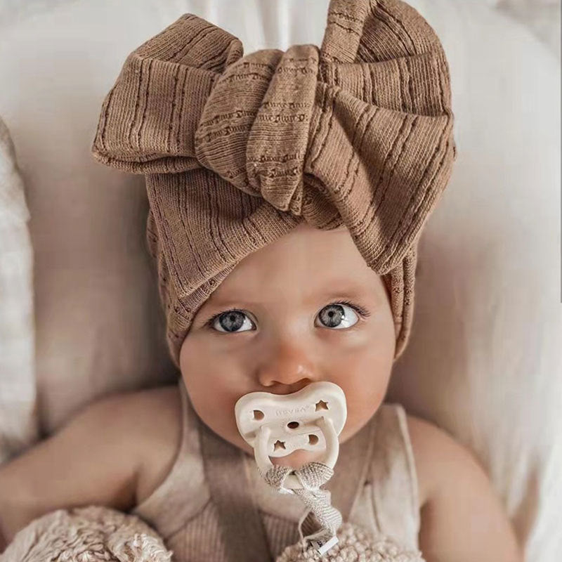 Cute Bowknot Cotton Elastic Baby Hair Band efe46b4d febd 4a3e a32e c3c844ffe239