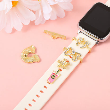 Creative Silicone Strap Buckle Accessories Bow Decorative Ring eff5c1f8 999f 49ed 9bfb 23f6bb9d5367