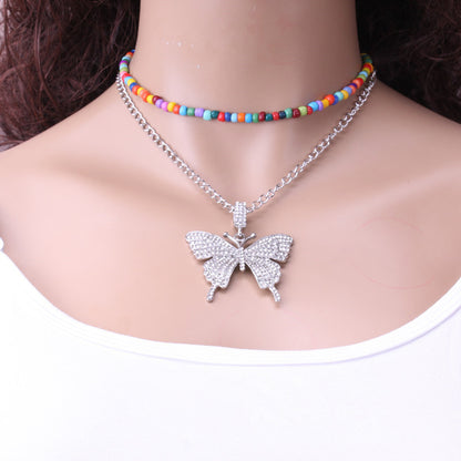 Simple Bead Suit Necklace Big Bowknot efffc06f af49 4357 bea5 617f5e0a9ace
