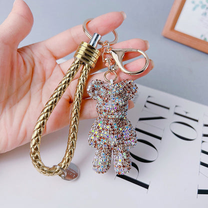 Creative Diamond Cartoon Bear Keychain f00848e8 6353 40b7 9a6c 4be8c8e373d2