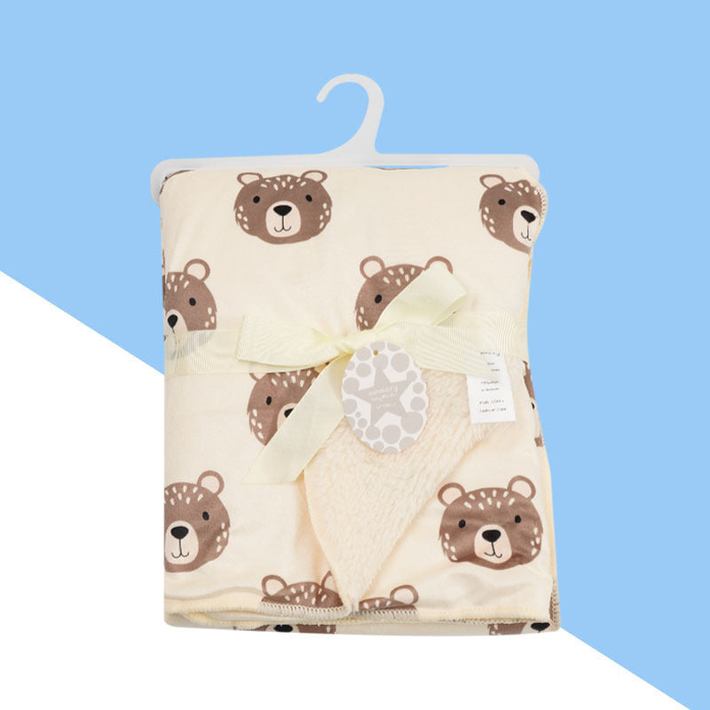 Babies' Woolen Blanket Baby Double Layer Super Soft Plush Blanket f008c87e ffd2 4092 8c09 d6cf3344650a
