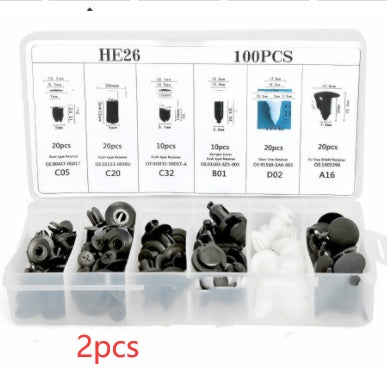 Bag 100PCS Auto Buckle Domestic Trade And Foreign Trade Combination Set Nylon Clip f01529c5 4fc3 4e39 a5ee 8eb8c1af4c53