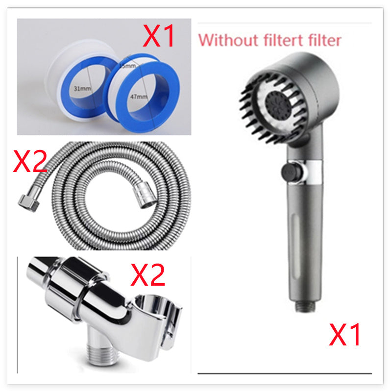 Snowflake Spray Filter Purified Water Pressurized Showerhead Nozzle f01f3dc9 59c2 4801 9edd f2a7a1e9fa7a
