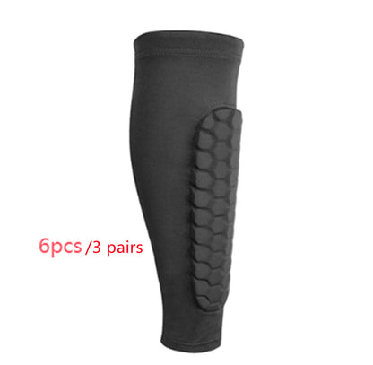 Honeycomb Shank Protection Foot Sock Men's Anti-collision Non-slip f0294bc1 e5ee 4556 80e7 af36522f1f03