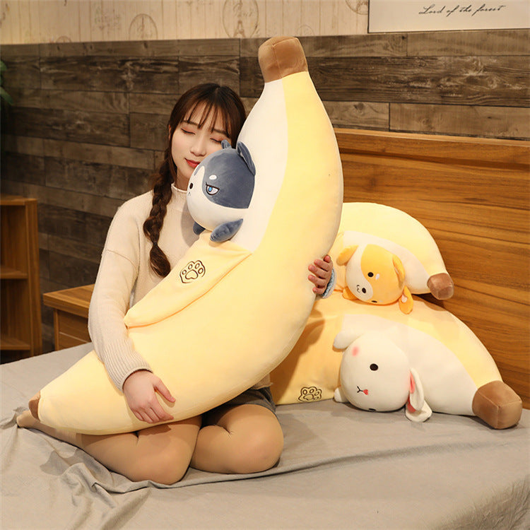 Creative Peeling Banana Plush Toy f038e3ce fbca 41b3 9dfd e347998b866e