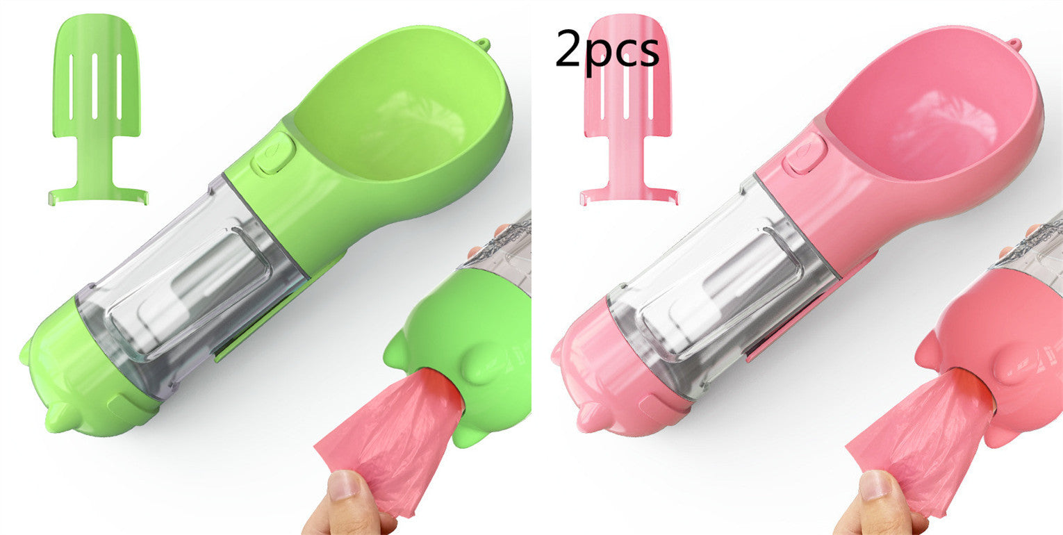 Pet Water Bottle Feeder Bowl Garbage Bag Storage Portable Pet Outdoor Travel 3 In 1 Dog Water Bottle f06bde7f da4b 4928 b23b 