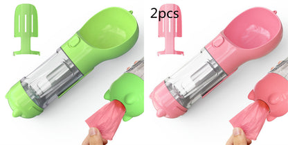 Pet Water Bottle Feeder Bowl Garbage Bag Storage Portable Pet Outdoor Travel 3 In 1 Dog Water Bottle f06bde7f da4b 4928 b23b 