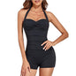Women's Boxer One-piece Pure Color Bikini f0705616 3dc2 4daa 8142 d7f99cdfee87
