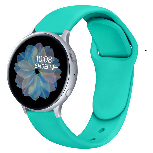 Suitable For Galaxy Active 2 Reverse Buckle Silicone Strap 20 22mm Sports Inner Buckle Strap - 图片 16