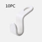 Plastic Closet Stack Hanger Rack Multi-function Wardrobe Space-saving Hanger Hook Coat Hook Bedroom Storage Wardrobe Organize