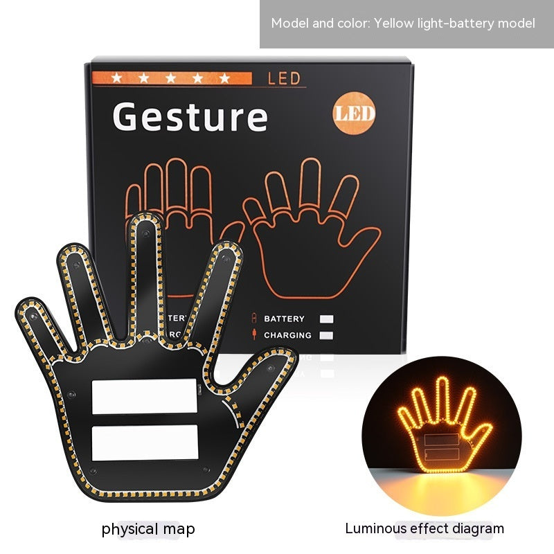 Car Gesture Light Finger Lights Car Multifunction Prompt Warning Light home decor f07e7eab 71db 4556 b9d0 134e9da137f8 b64e3a