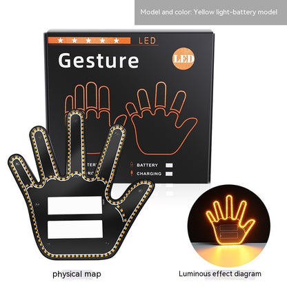 Car Gesture Light Finger Lights Car Multifunction Prompt Warning Light home decor f07e7eab 71db 4556 b9d0 134e9da137f8 b64e3a