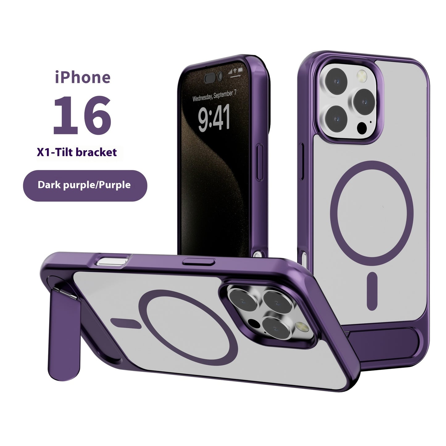 Metallic Paint Skin-sensitive Magnetic Bracket Phone Case f0957f53 1be2 4cb8 89d1 bfa61486293f trans