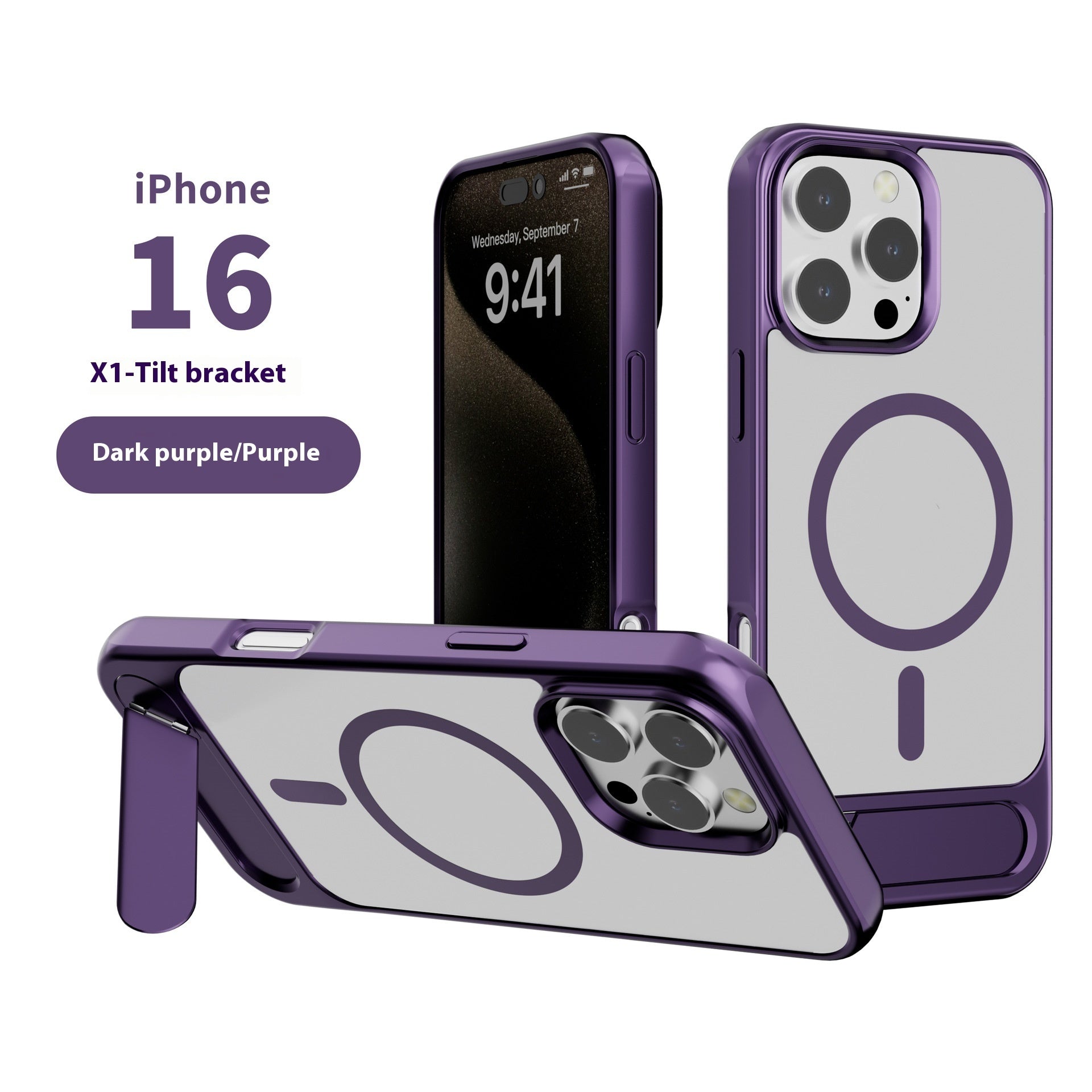 Metallic Paint Skin-sensitive Magnetic Bracket Phone Case f0957f53 1be2 4cb8 89d1 bfa61486293f trans