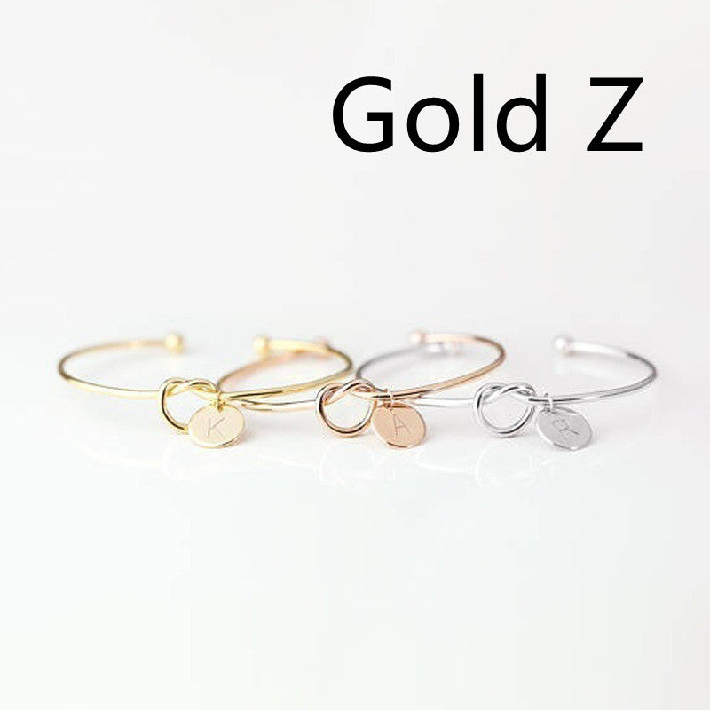 European And American Fashion Dead Knot Letter Bracelet f0a2d1c4 bec3 4207 aff9 8cc5729a1f58