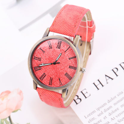 Women's Casual Denim Belt Quartz Watch f0a5503f faa3 4b82 bae7 19c1546b167d