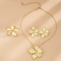Curling Five-leaf Stamen Snake Chain Suit f0b5f964 4e07 435b 8f62 dfed45e5eab9