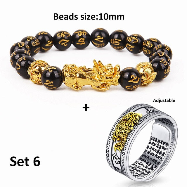 Unisex Chinese Feng Shui Pixiu Bracelet Ring f0bccc80 c8a1 4922 806f 912c9b5a9bac