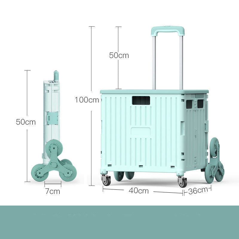 Fashion Folding Trolley Shopping Storage Trolley f0c3febf 1808 49fe 9f5d 0e1e9d077b96