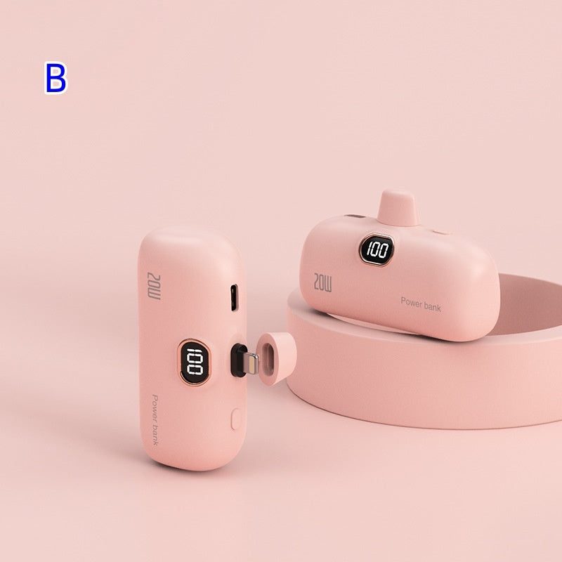 New Pocket Wireless Capsule Power Bank Compact Portable Power Source Power Bank f0e650a0 cac7 402a 8429 73596e2d30c8