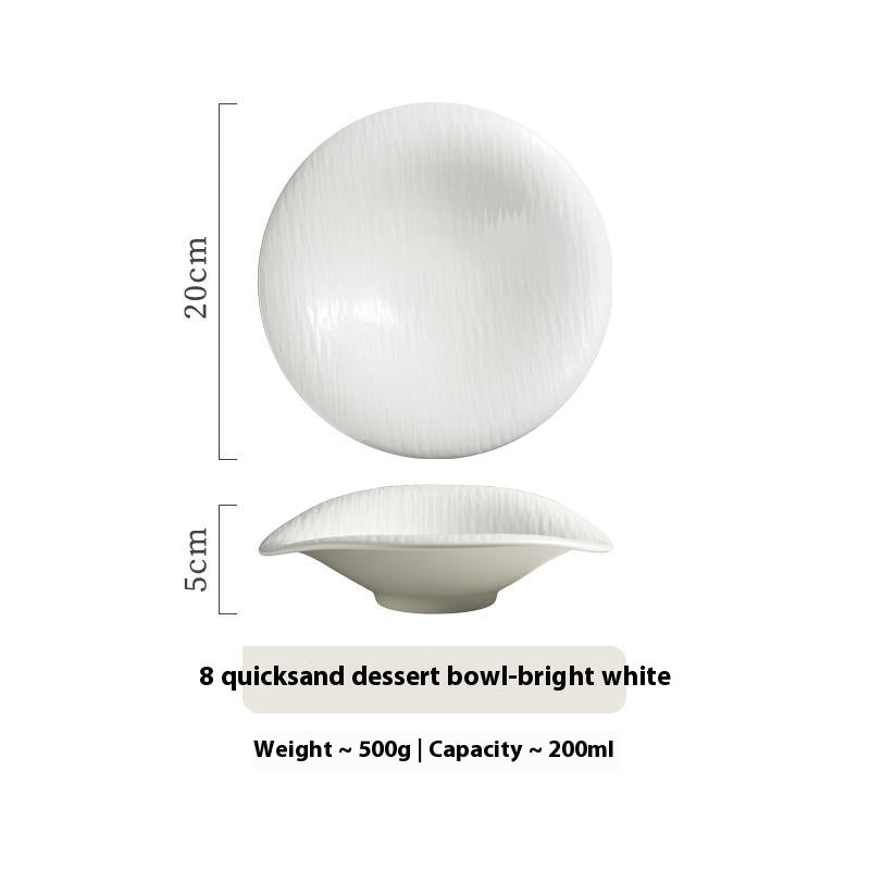 High-grade Creative Strange Shape Light Luxury Ceramic Bowl f1041f52 609f 411a aeaf 2f8502001217