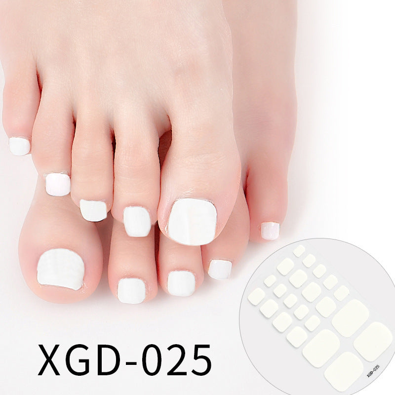 Nail Art Foot Sticker Fashion Solid Color Nail Sticker f121d59d 8b54 48b2 98a5 1cbb5738d264