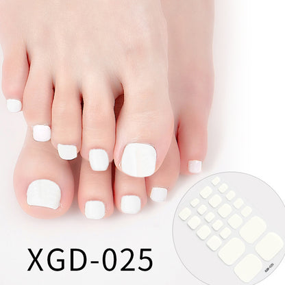 Nail Art Foot Sticker Fashion Solid Color Nail Sticker f121d59d 8b54 48b2 98a5 1cbb5738d264