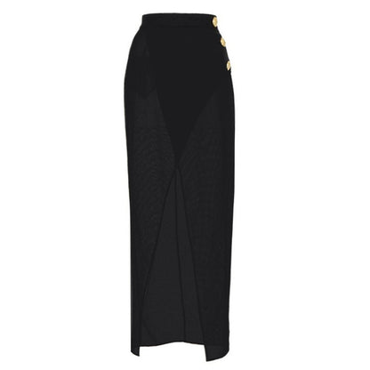 One-piece Swimsuit Women's Round Buckle Decoration Hollow Out Stitching Swimsuit Suit f173306c 62b6 4a0b b0d0 2ba3a34512cc