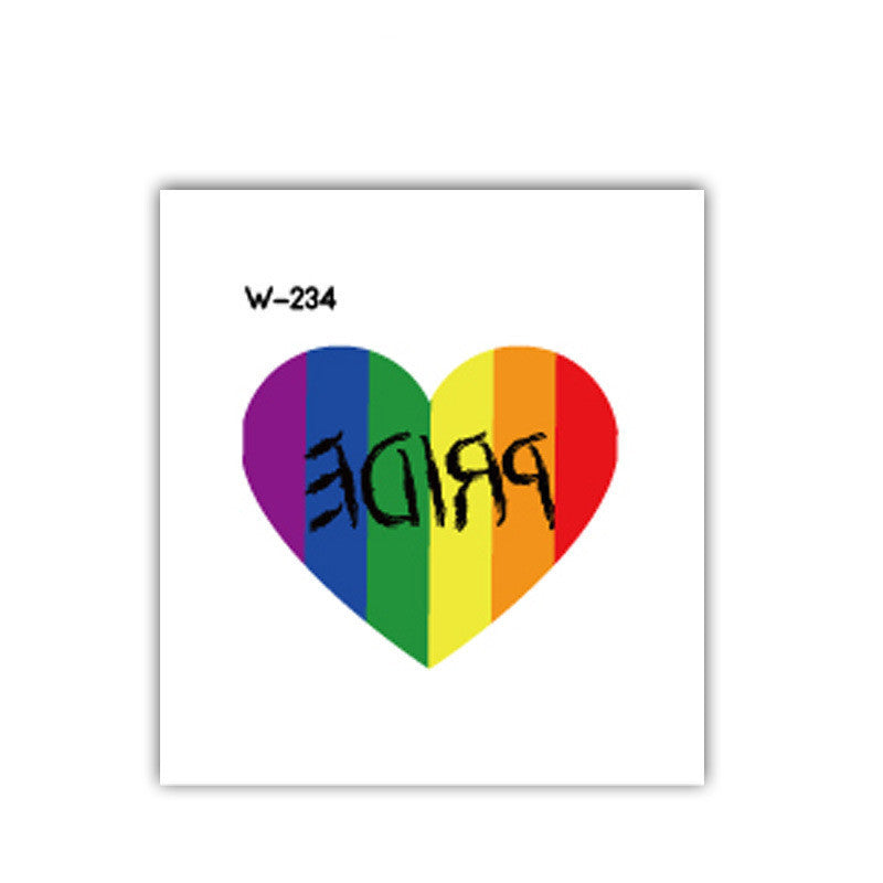 Face Stick Rainbow Geometric Flower Arm Tattoo Sticker f17b07d0 73d1 45bf 9912 5ffd8d3fe745