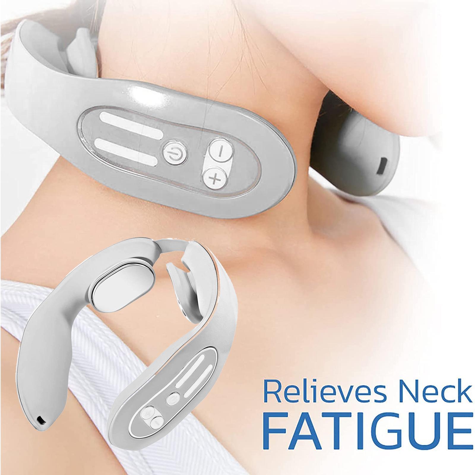EMS Neck Acupoints Lymphvity Massager Device Intelligent Neck Massager With Heat Blue Hot Design f17c1306 b827 40f9 87b7 e0c3