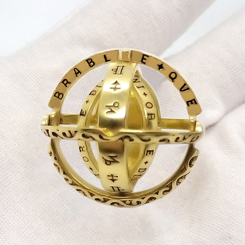 Germany Astronomical Ball Ring Necklace Europe And America Flip Deformation Universe Globe f19a30b0 49b4 4706 8038 f3cf17067d