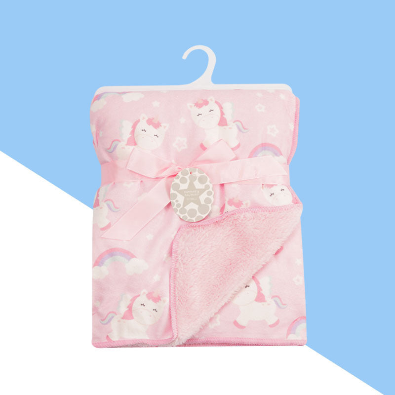Babies' Woolen Blanket Baby Double Layer Super Soft Plush Blanket f1a97e6e 1a46 4abb 9ed4 534975b2dc06
