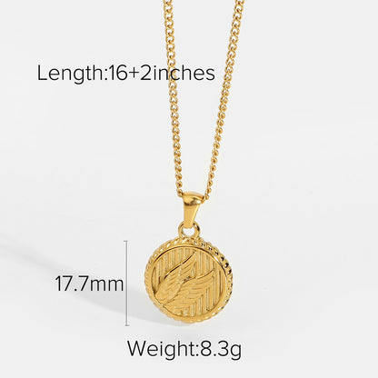 Statement Square Tarot Signet Pendant Necklace f1aa5123 04f2 473e 81b5 848d290a738d