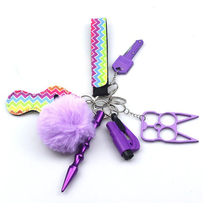 Women's Hand Sanitizer Bag Zinc Alloy Anti-wolf Bar Alarm Key Chain f1b019ed 579c 4f58 b7df ce1b8de0e468