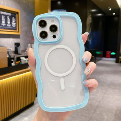 Magnetic Shell Wave Soft Phone Case - 图片 3