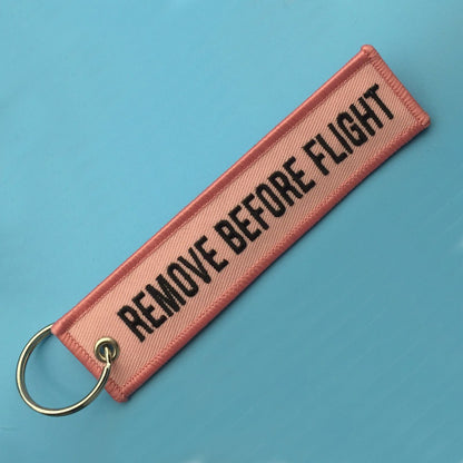 Personalized Embroidered Red Background White Keychain f1e917f6 2813 4ad8 af01 3be5c832117c