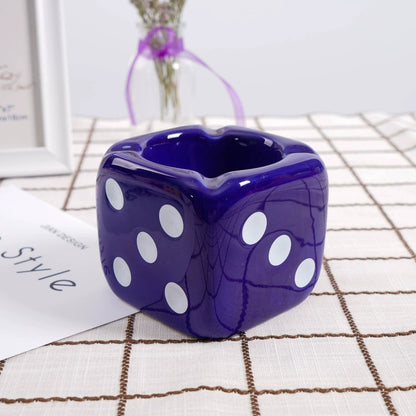 Place Dice Personalized Office Ashtray f1ea49fd 5121 444b 9fb8 5935badba1fb