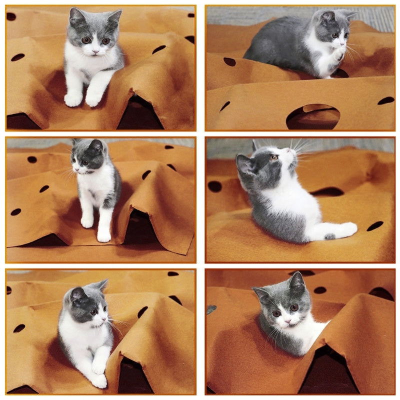 Cat Playing Mat Training Pet Activity Play Mats Collapsible Pets Rug Scratch Resistant Toys Bite Pad Dropshipping f1ee6b51 eb