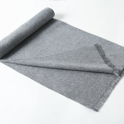 Simple Plaid Warm Keeping Artificial Cashmere Scarf f1fdbfce 4d5f 44c0 9fd9 cd166e606a14