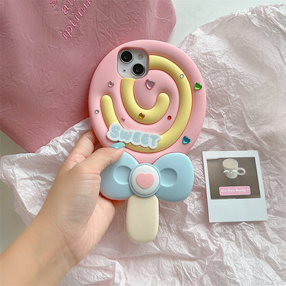 Silicone Phone Case Cute Lollipop Protective Sleeve - 图片 6