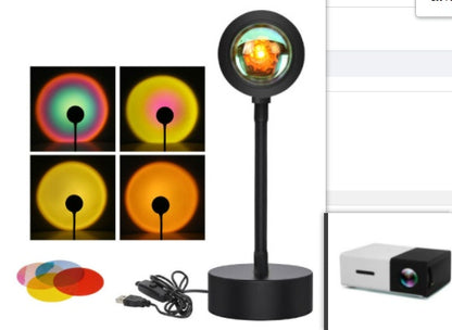 Sunset Projection Lamp Sunset Projector Night Light Wall Decoration Lighting f210061d deb5 425d 830f d55861aa0dd8