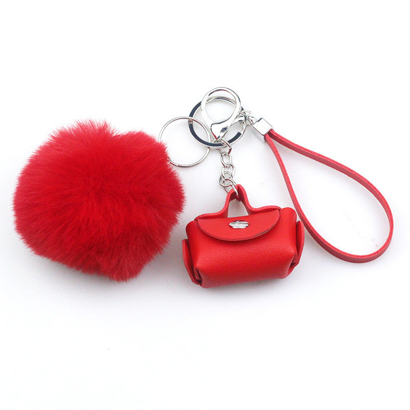 Fashion Ornaments Creative Leather Bag Keychain f22d41f8 486d 4186 9f56 29d295a98f34