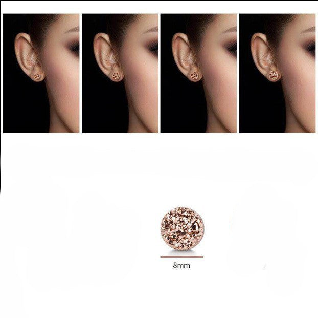 Men's Fashion Simple Temperament Silver Earrings f22d9d4e b6f0 45bd 8916 0416e442e256